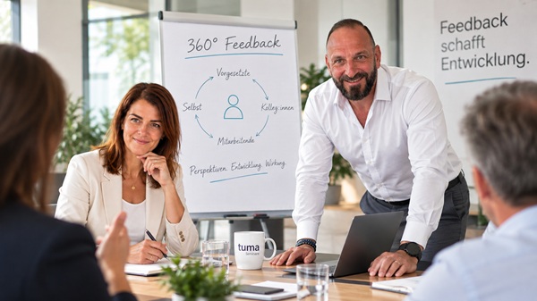 Tunç Gültekin bei der Begleitung von Führungskräften in einem Entwicklungs- und Coachingprozess